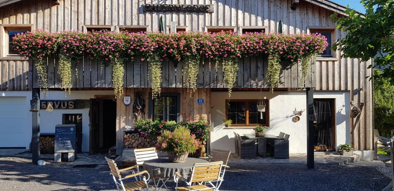 Bauernlodge Alpin Appartements Höfen エクステリア 写真